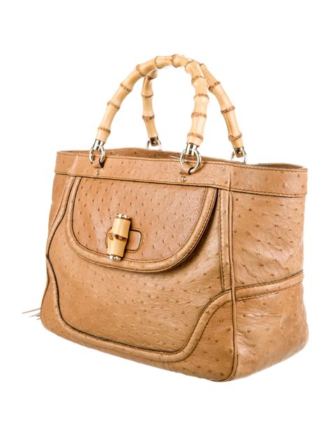 Ostrich Gucci Handbags for Women 